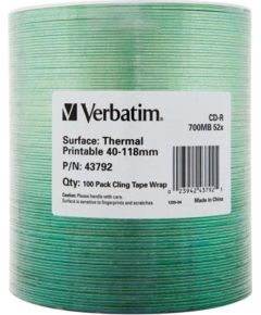 VERBATIM 43792 CD-R Verbatim 100 pcs 700MB 52x