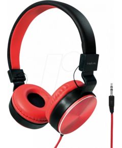 LOGILINK HS0049RD Stereo headphone red