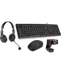 TRACER 4w1 Multi-Office Set keyboard mouse pad heapdhones