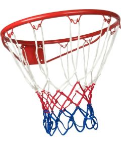 Basketbola gredzens 43cm ar tīklu Enero sarkans