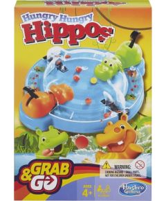 Hasbro Spēle HUNGRY HIPPO, ceļojumu formāts