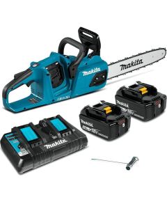 Makita DUC355PT2 chainsaw Black,Blue 18V