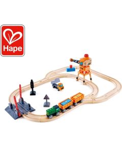 Hape level crossing & crane set - E3732