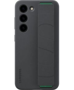 Samsung Galaxy S23 Silicone Grip Cover Black Oriģinālie maciņi