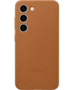 Samsung Galaxy S23 Leather Cover Camel