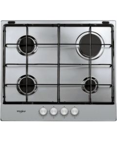 Whirlpool TGML 650 IX hob Silver Built-in Gas 4 zone(s)