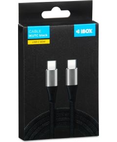 iBOX IKUTC USB-C cable 60W 2m Black