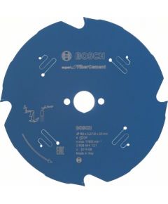 Griešanas disks šķiedru cementam Bosch Expert for Fiber Cement; 160x2,2x20,0 mm; Z4; 10°
