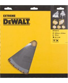 Griešanas disks kokam DeWalt; 305x2,6x30,0 mm; Z32; -5°