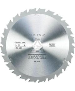 Griešanas disks kokam DeWalt; 250x2,8x30,0 mm; Z24; 10°