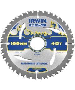 Griešanas disks kokam Irwin; 165x2,4x30,0 mm; Z40