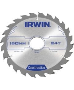Griešanas disks kokam Irwin; 160x2,5x30,0 mm; Z24