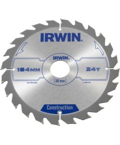 Griešanas disks kokam Irwin; 184x2,5x30,0 mm; Z24