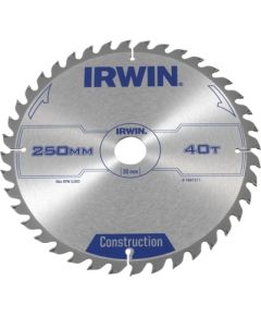 Griešanas disks kokam Irwin; 250x3x30,0 mm; Z40