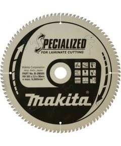 Griešanas disks laminātam Makita; 305x2,5x30,0 mm; Z96; 5°