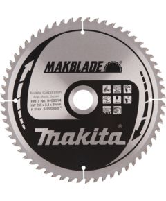 Griešanas disks kokam Makita MAKBLADE; 255x2,3x30,0 mm; Z60; 5°