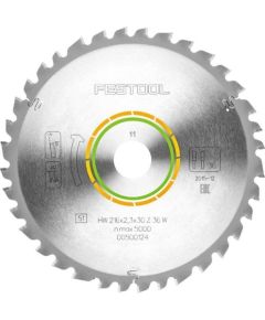 Griešanas disks kokam Festool; 216x2,3x30,0 mm; Z36; -5°