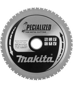 Griešanas disks metālam Makita; 150x1,7x20,0 mm; Z52; -15°