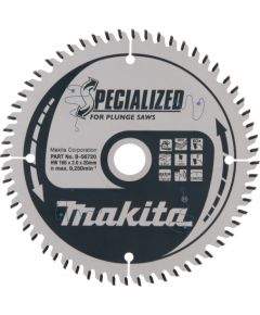 Griešanas disks laminātam Makita B-56720-5; 165x2,0x20 mm; Z60; 5°; 5 gab.