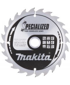 Griešanas disks kokam Makita B-09173-5; 165x1,5x20 mm; Z24; 20°; 5 gab.