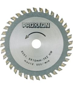 Griešanas disks Proxxon; 80x1,5x10,0 mm; Z36