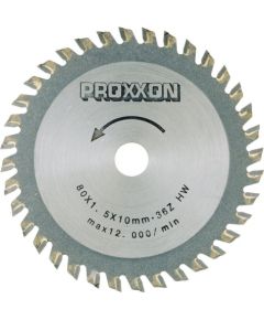 Griešanas disks Proxxon; 80x1,5x10,0 mm; Z36