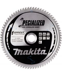Griešanas disks Makita E-12201 TCT; 260x2,15x30 mm; T75; 15°