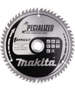 Griešanas disks kokam Makita E-11162 TCT; 190x20x1,85 mm