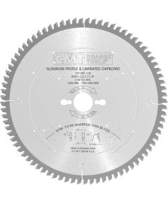 Griešanas disks alumīnijam CMT 297; 280x2.8x30; Z80; -6°
