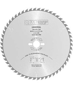 Griešanas disks kokam CMT 294; 315x3.2x30; Z54; 15°