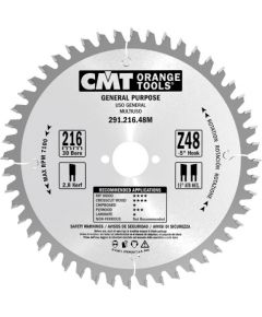 Griešanas disks kokam CMT 291; 240x2,8x30; Z36; 15°