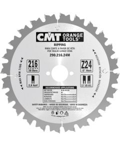 Griešanas disks kokam CMT 290; 235x2,8x30; Z24; 20°