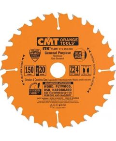 Griešanas disks kokam CMT 271; 150x1.5x20; Z24; 18°