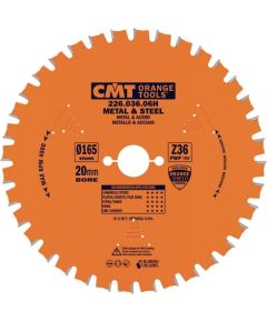 Griešanas disks metālam CMT 226; 165x1,5x20; Z36; 0°