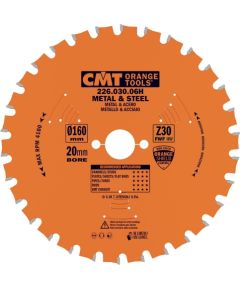 Griešanas disks metālam CMT 226; 160x1,6x20; Z30; 0°