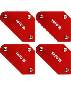 Magnēts Yato YT-08677; 43x72x12 mm; 4,5 kg; 4 gab.