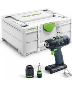 Urbjmašīna-skrūvgriezis Festool T 18+3-Basic; 18 V (bez akumulatora un lādētāja)