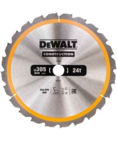 Griešanas disks kokam DeWalt DT1958; 305x30 mm; 24T