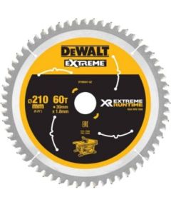 Griešanas disks kokam DeWalt CSB DT99567; 210x30 mm; 60T