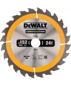 Griešanas disks DeWalt DT1930-QZ; 152x20 mm; T24