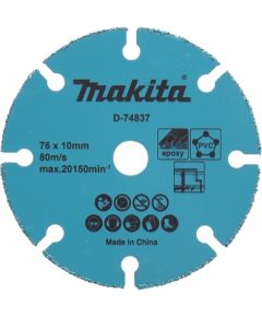 Griešanas disks Makita D-74837; 76x10 mm