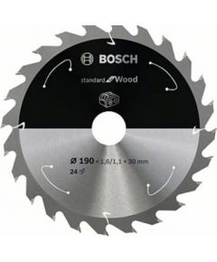 Griešanas disks kokam Bosch Standard for Wood 2608837708; 190x30 mm; Z24