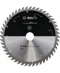Griešanas disks kokam Bosch Standard for Wood 2608837726; 216 mm