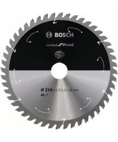 Griešanas disks kokam Bosch Standard for Wood 2608837723; 216 mm