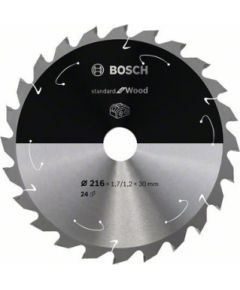 Griešanas disks kokam Bosch Standard for Wood 2608837721; 216 mm
