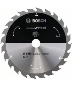 Griešanas disks kokam Bosch Standard for Wood 2608837685; 165 mm