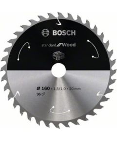 Griešanas disks kokam Bosch Standard for Wood 2608837677; 160 mm