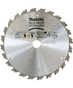 Griešanas disks kokam Makita; 190x2,2x20,0 mm; Z24; 5°