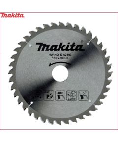 Griešanas disks alumīnijam Makita; 185x2,2x30,0 mm; Z40; 5°