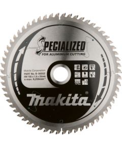 Griešanas disks alumīnijam Makita; 165x1,8x20,0 mm; Z60; 5°